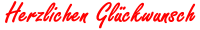 Herzlichen Gl�ckwunsch